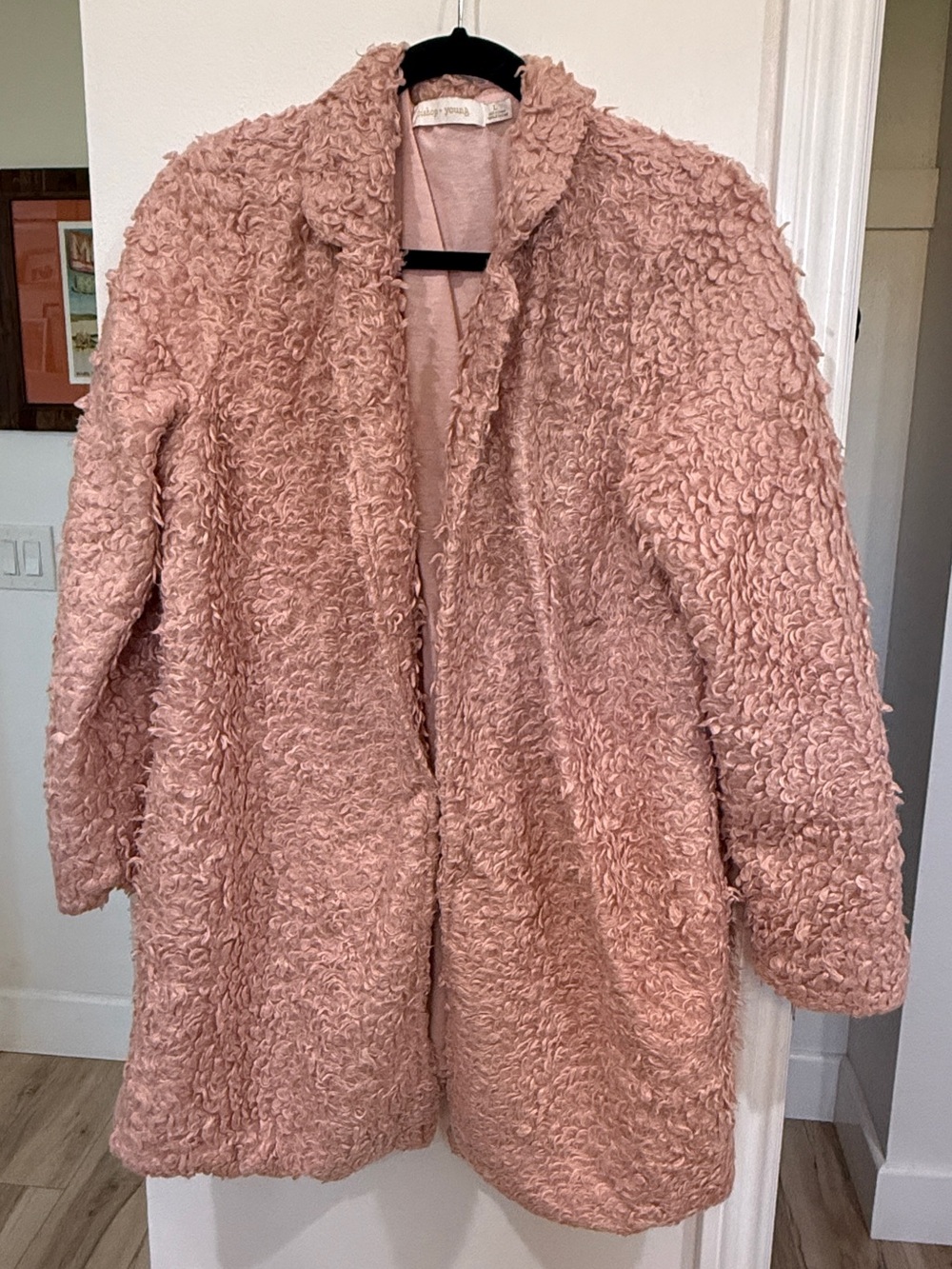 Bishop & Young Women's Cozy Faux-Shearling Coat - Dusty Rose